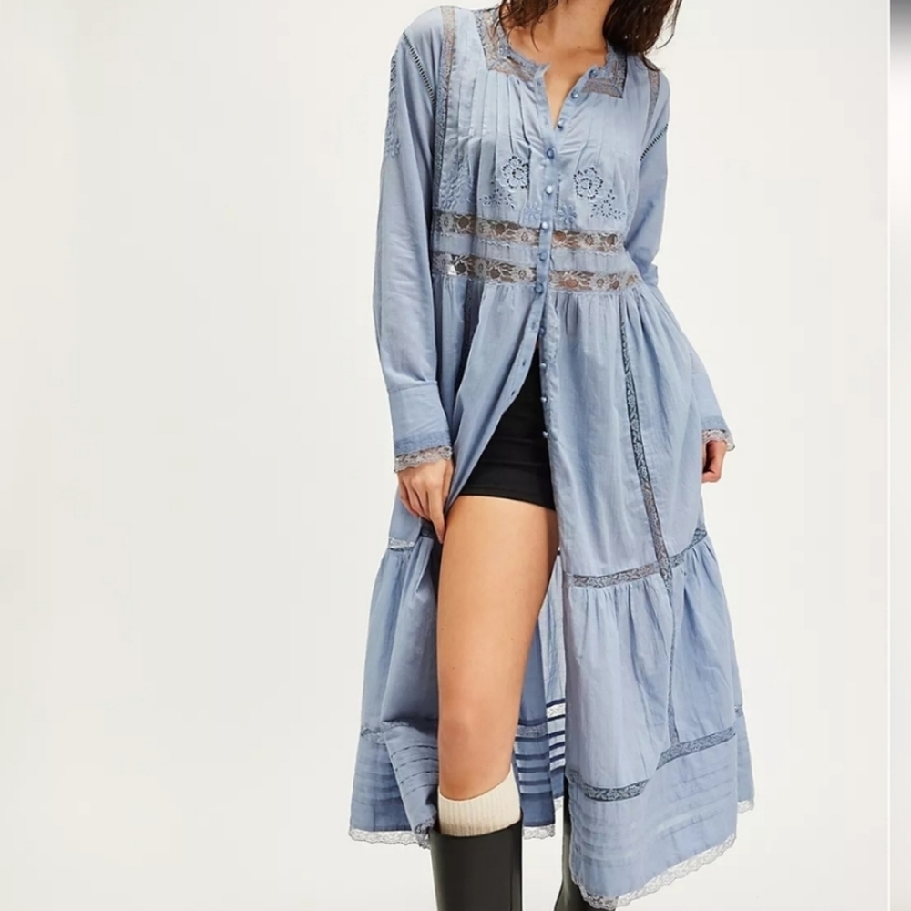 Free People Keepsake Maxi Top XS - Picture 1 of 5